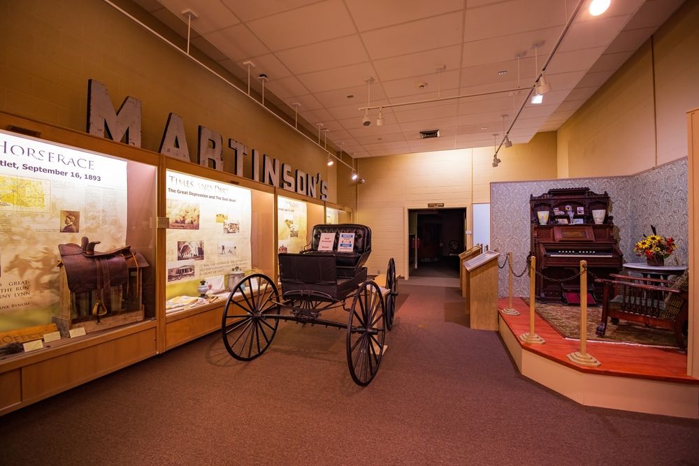 Interior of the Plains Indians & Pioneers Museum