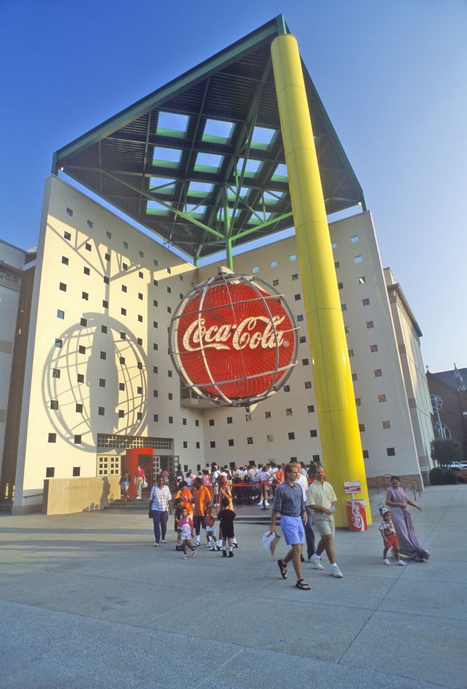 Entrance to the World of Coca-Cola