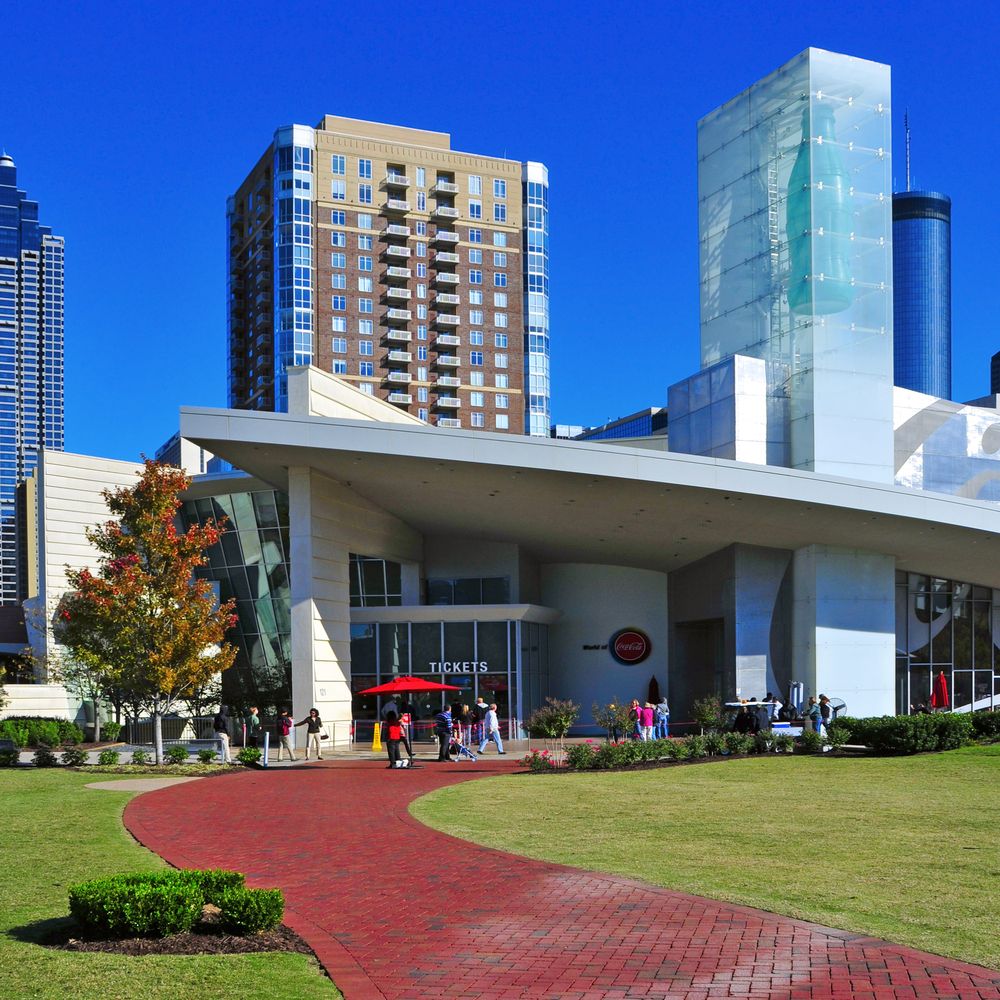 Entryway to the World of Coca-Cola