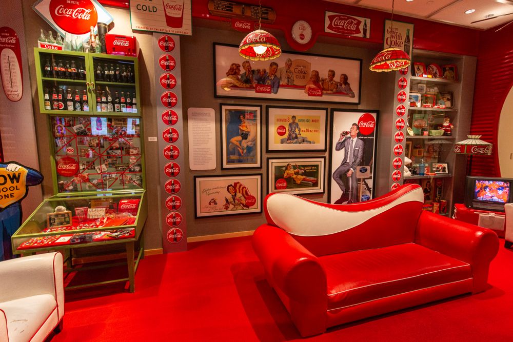Interior view of the World of Coca-Cola
