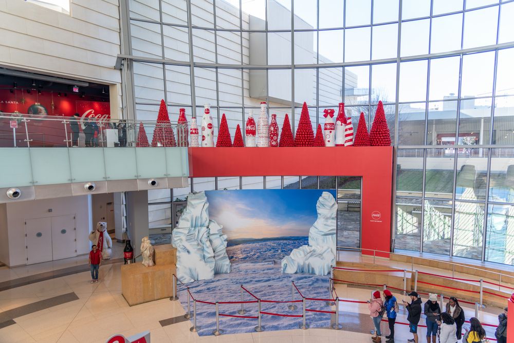 Interior view of the World of Coca-Cola