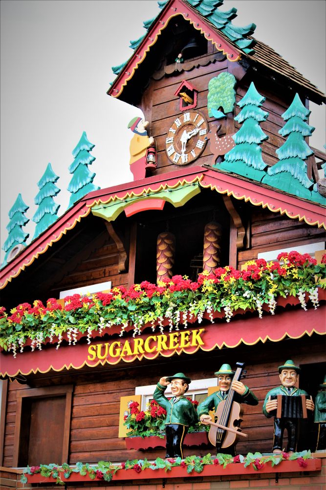 Closeup of the World's Largest Cuckoo Clock