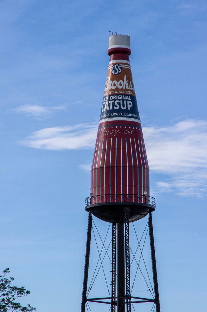 View of World’s Largest Catsup Bottle