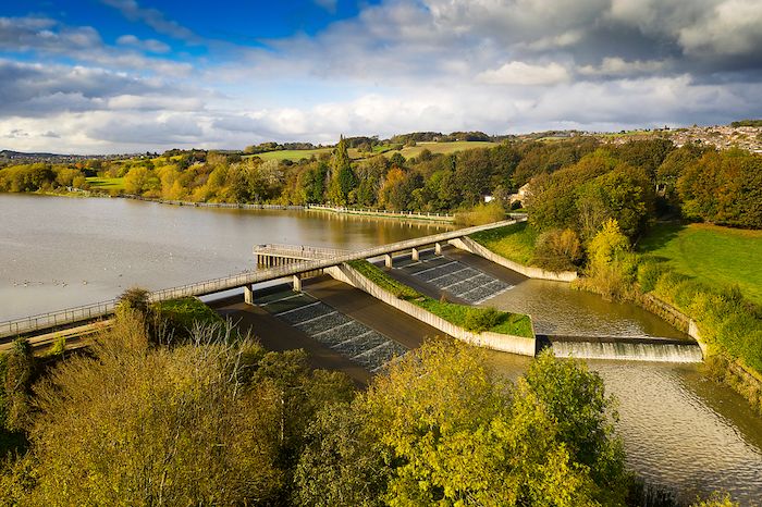 Aerial view of Worsbrough Mill