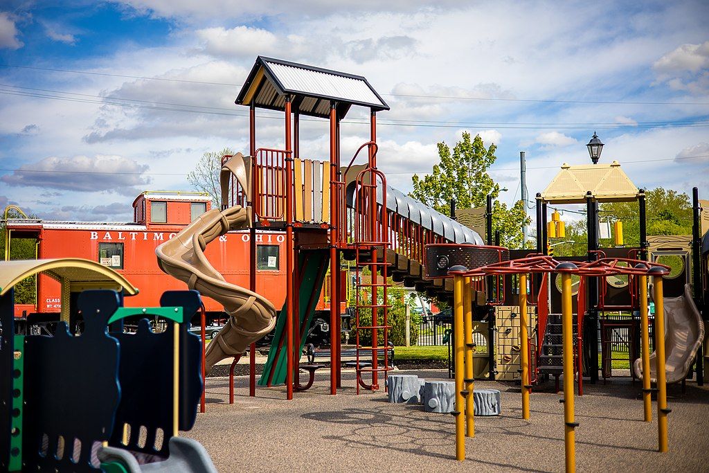 Play area at Xenia Station