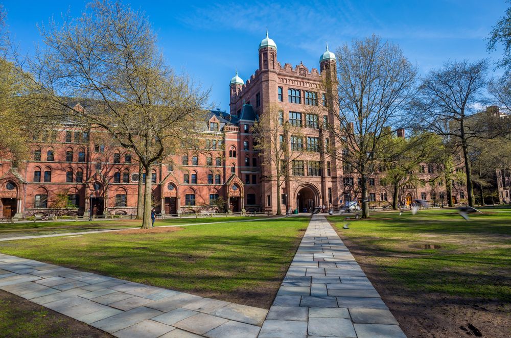 A building at Yale University