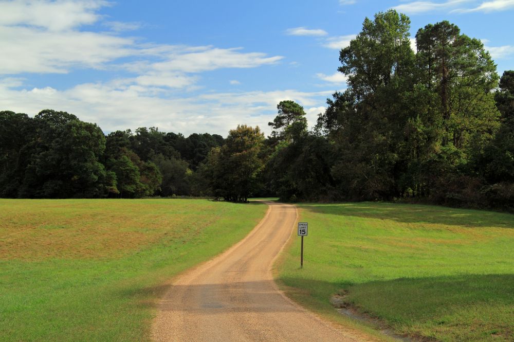 Tour road at Yorktown Battlefield