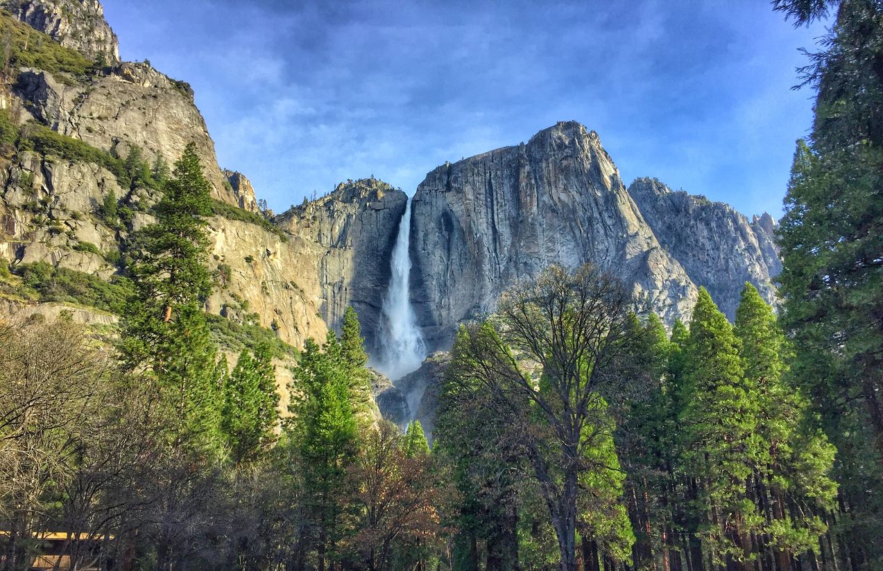 Waterfall at Yosemite National Park