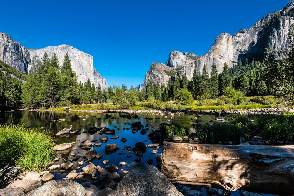 The waters of Yosemite National Park