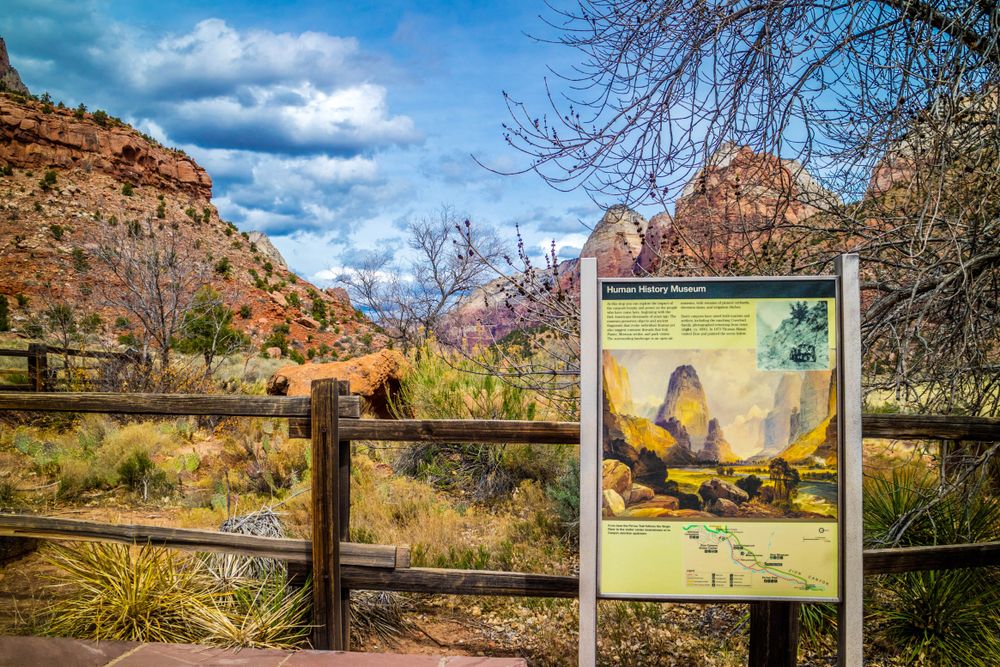 Natural exhibits at Zion Human History Museum
