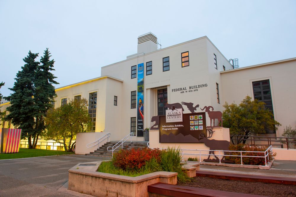 Exterior of the Alaska Public Lands Information Center