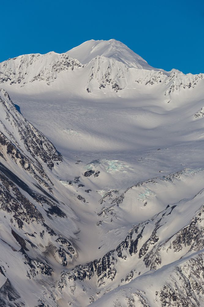 Snowy slopes of Alyeska Resort