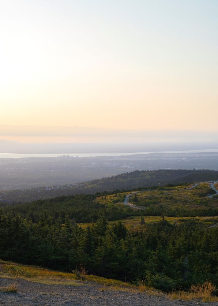 Mountain views from Flattop Mountain