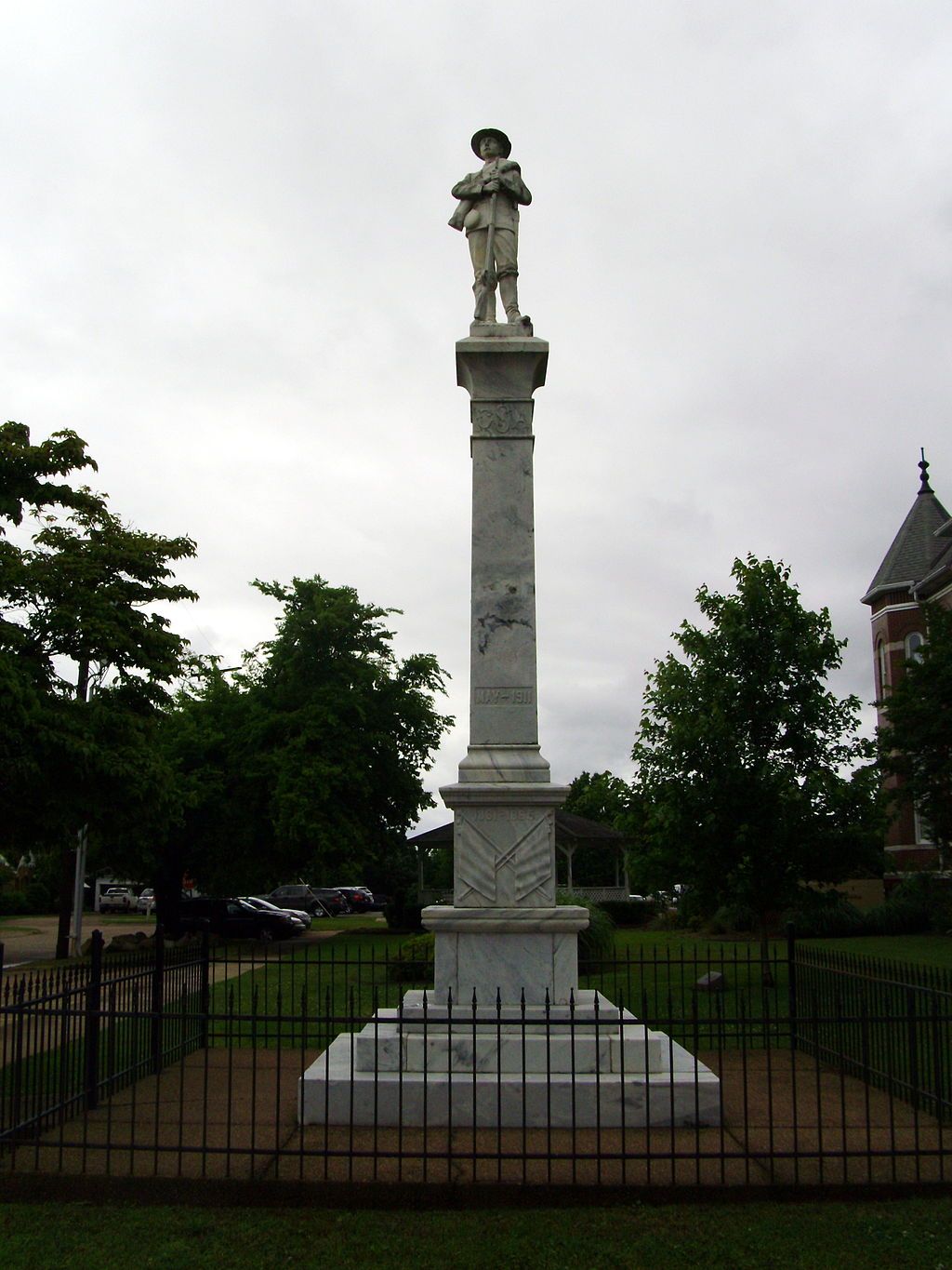 Daytime view of the Clark County Confederate Memorial
