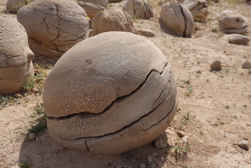 Close view of a rock at Pumpkin Patch Rocks