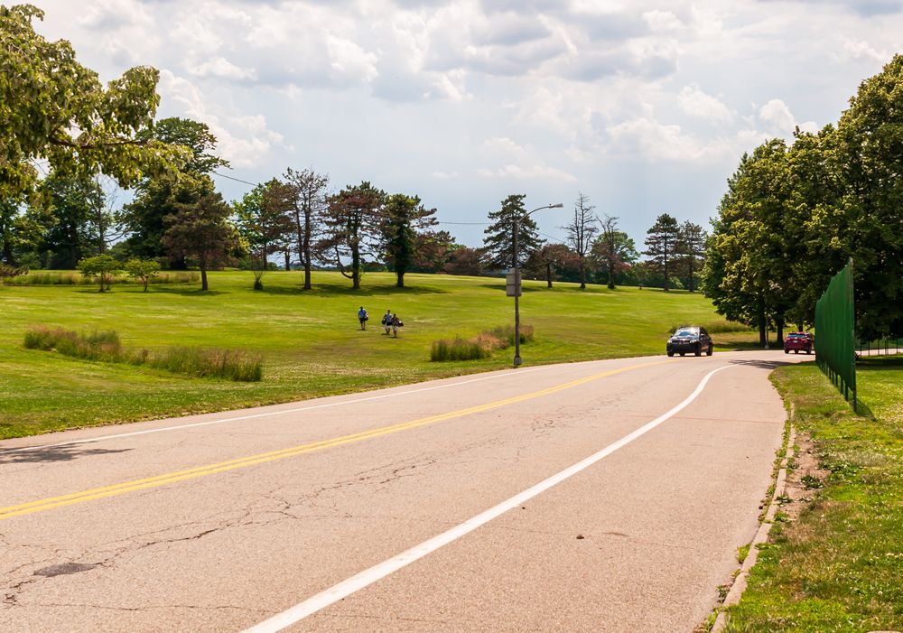 A trail at Bob O’Connor Golf Course