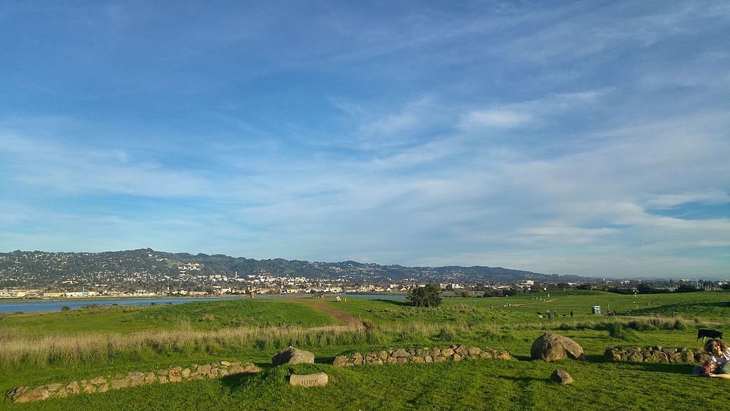 The grounds of Cesar E. Chavez Park