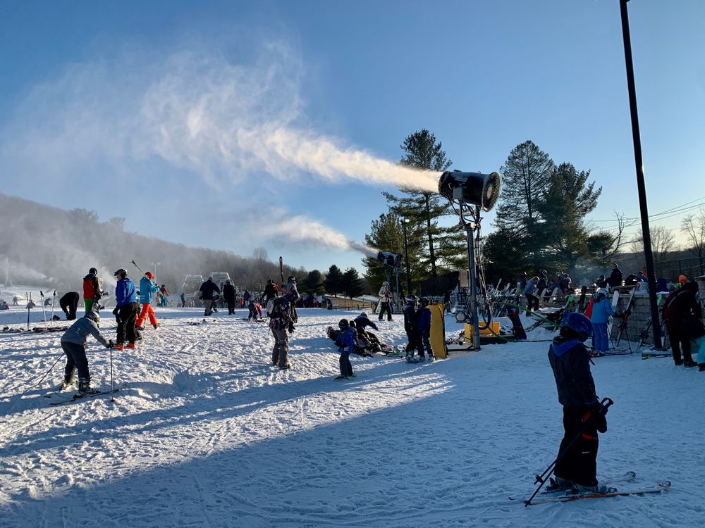 Skiing at the Liberty Mountain Resort