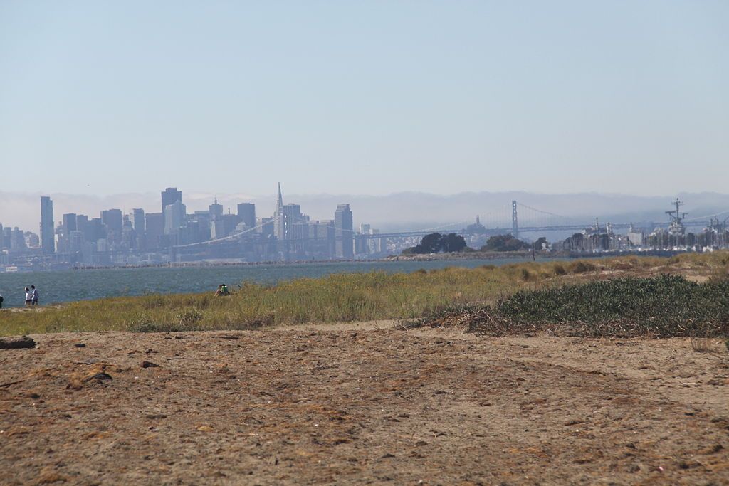 Sunny day at Robert W. Crown Memorial State Beach