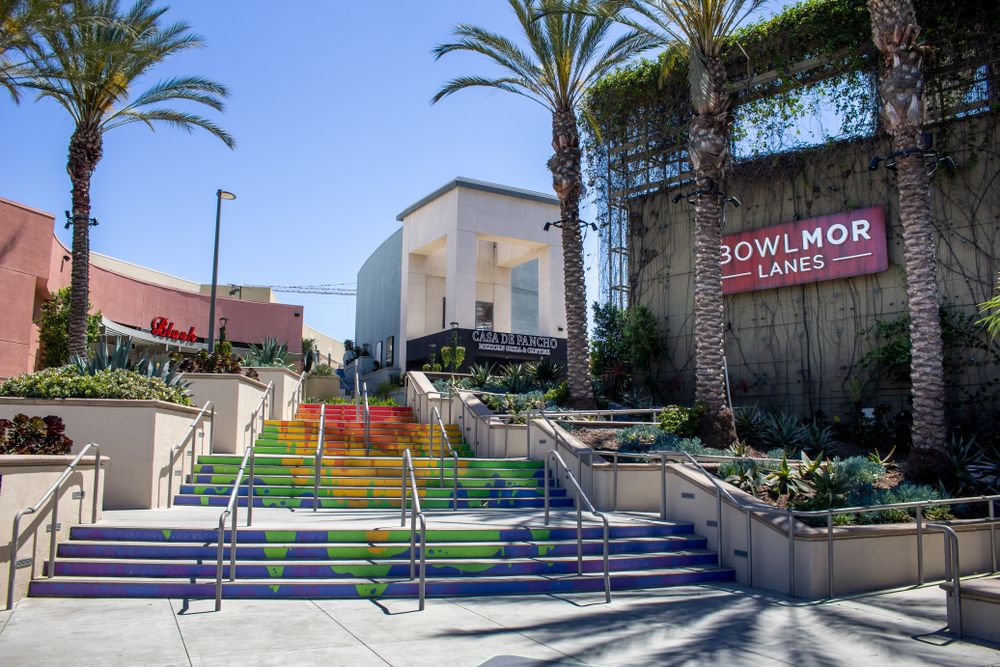 Bowlmor lanes at Anaheim GardenWalk