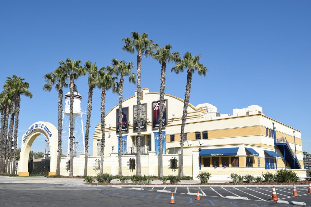 Facade of the City National Grove of Anaheim