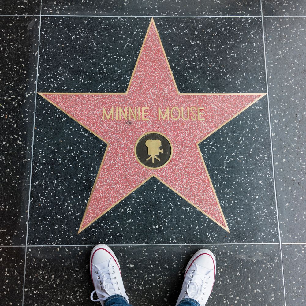 Minnie Mouse star at Hollywood Walk of Fame