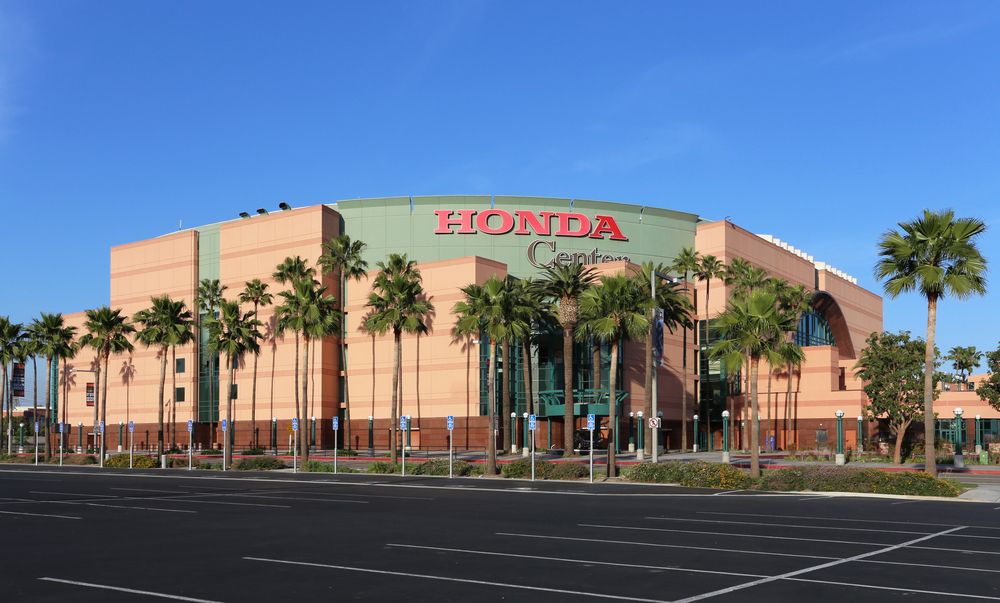 Exterior of the Honda Center