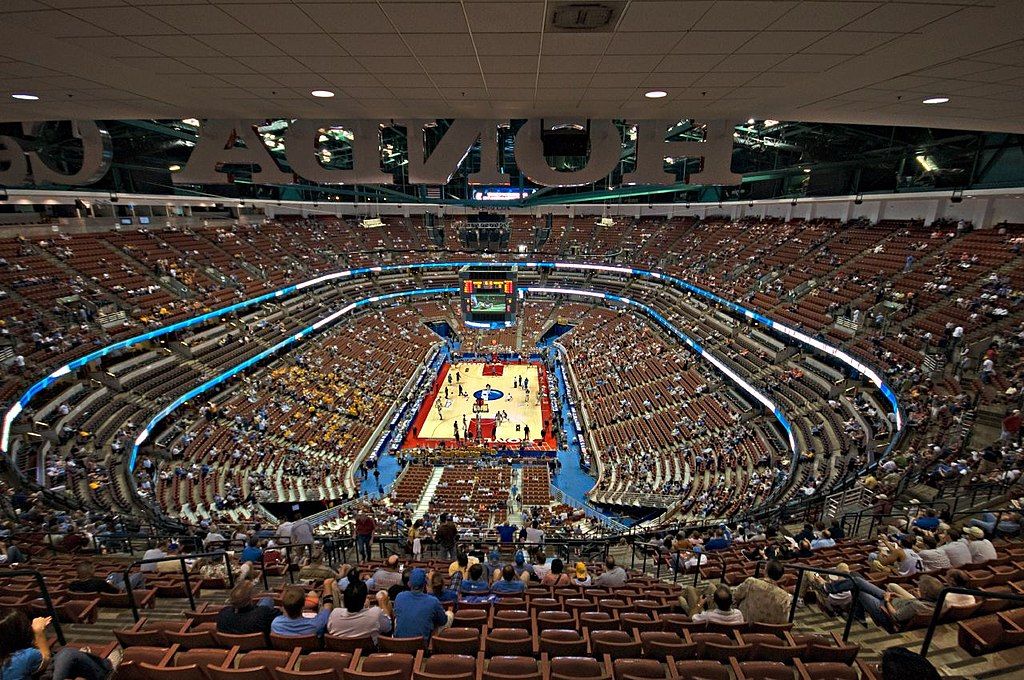 Interior of the Honda Center