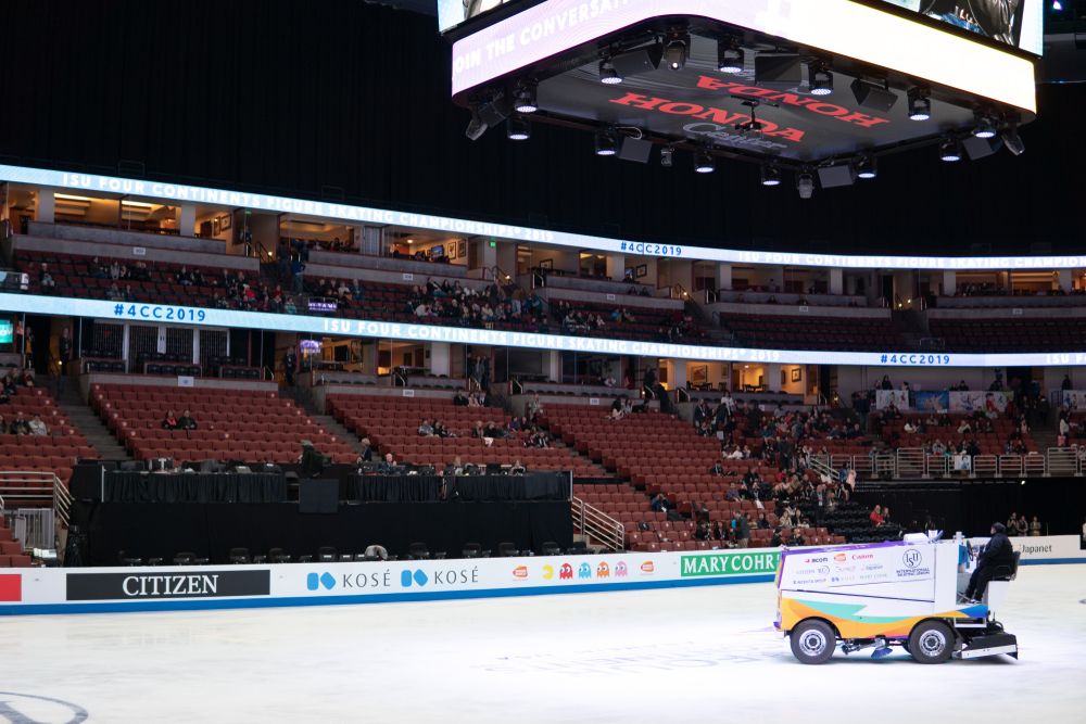 Ice rink of the Honda Center