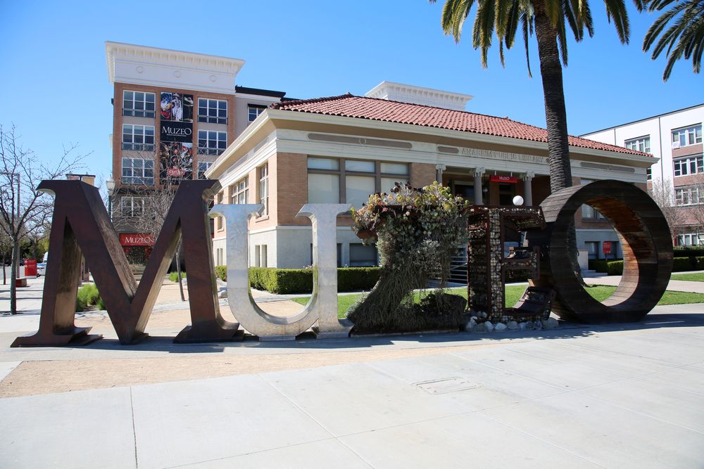 Large letters signage of Muzeo Museum and Cultural Center