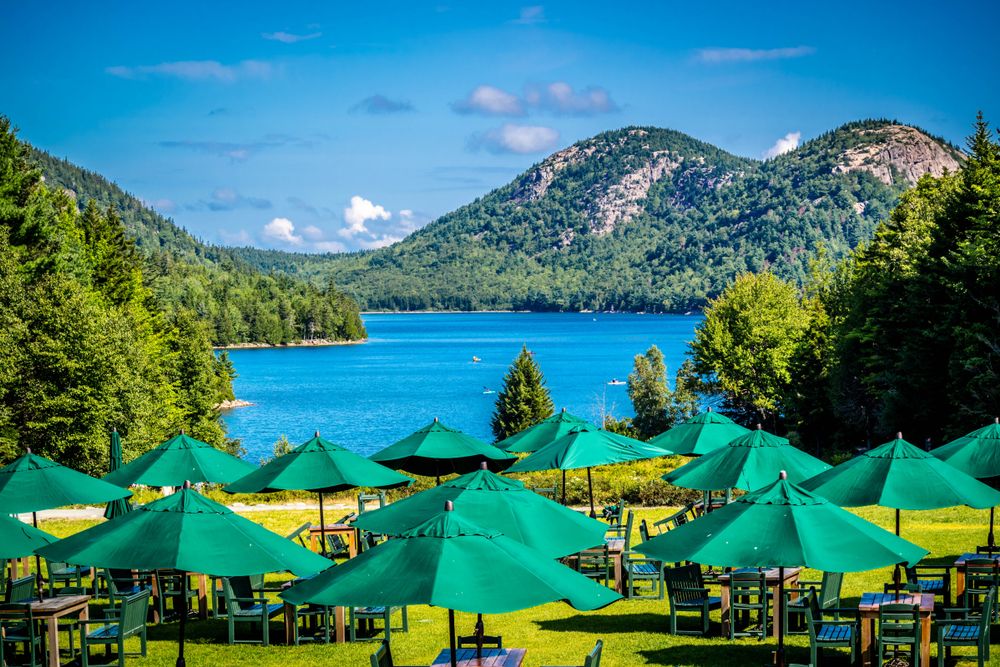 View from the Jordan Pond House