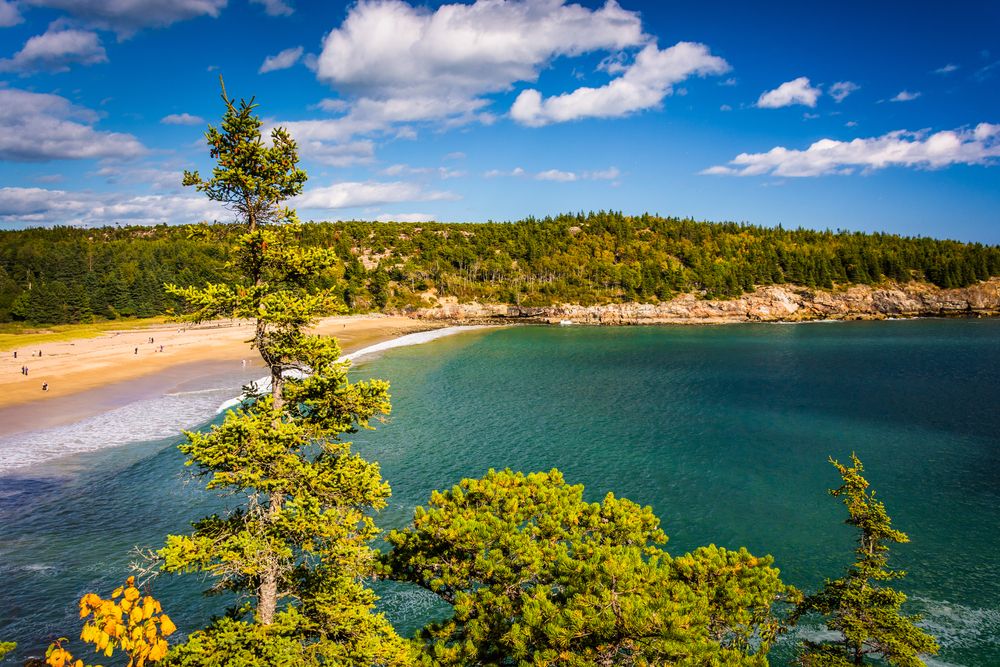 Aerial view of Sand Beach