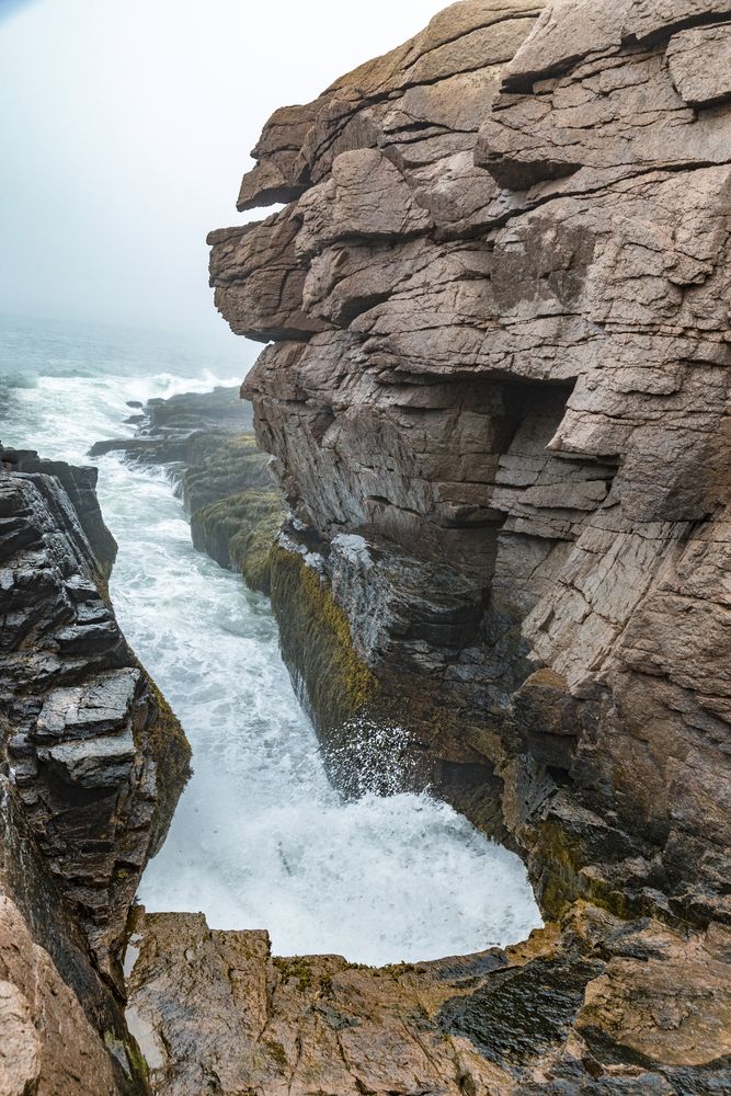 Coastline of Thunder Hole