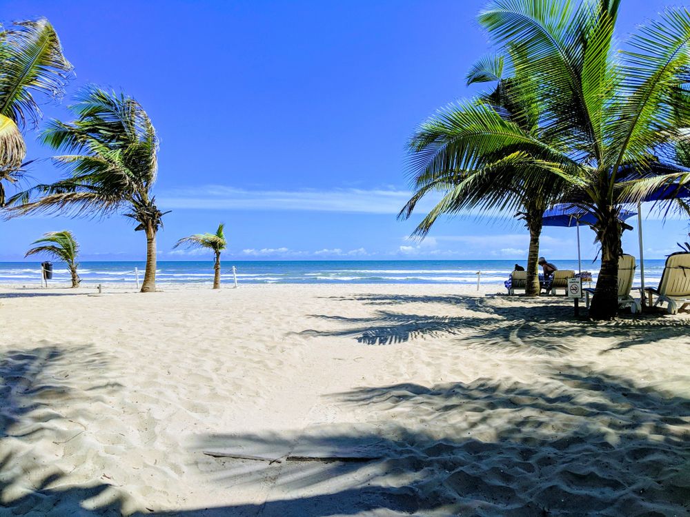 Scenic view of Labadi Beach