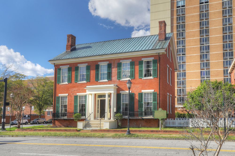 Exterior of the Boyhood Home of President Woodrow Wilson