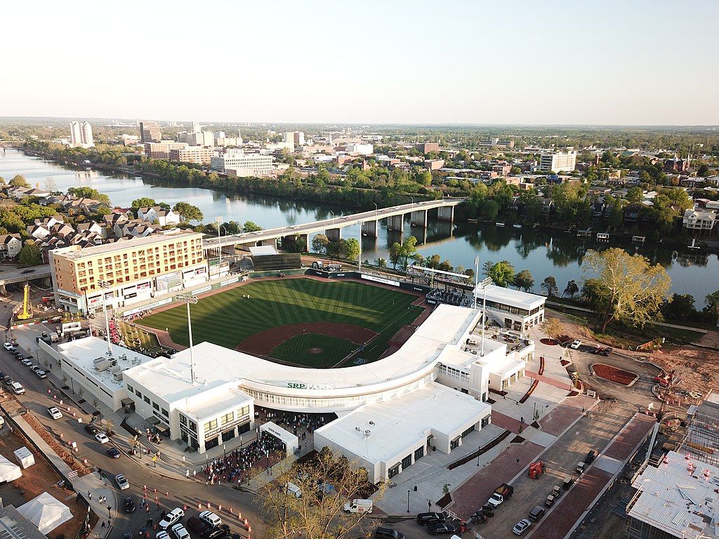 Aerial view of The SRP Park