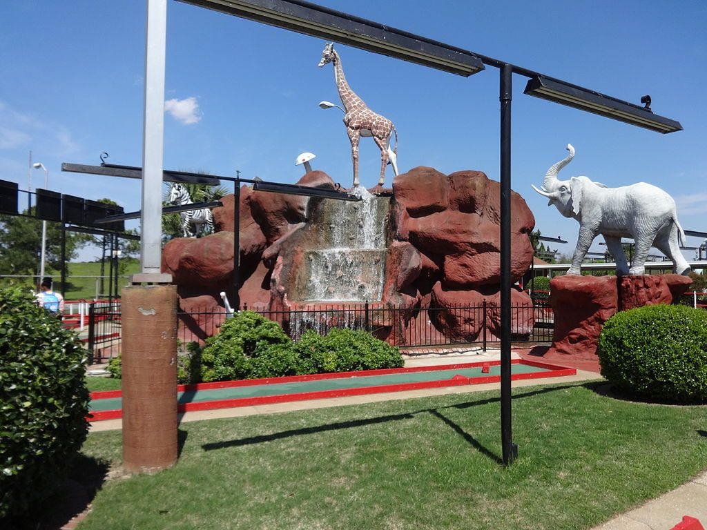 Miniature golf at All American Fun Park