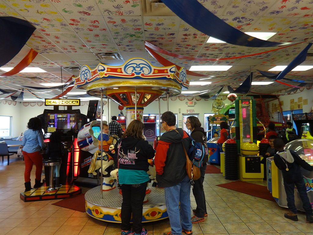 Arcade area at All American Fun Park