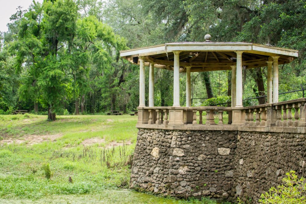Old gazebo at Radium Springs Gardens