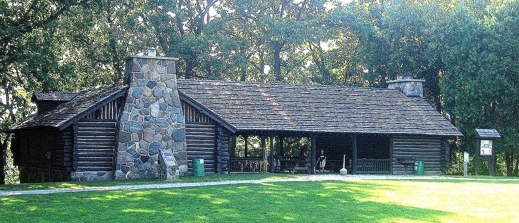 CCC shelter in Pokagon State Park