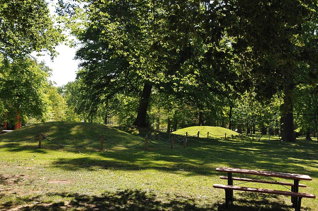 Indian mounds at Central Park