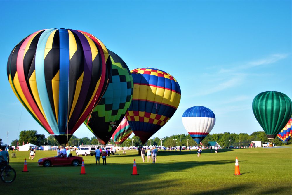 Colorful ballons at Alabama Jubilee Hot Air Balloon Classic