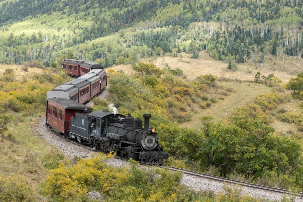 Train at Cumbres & Toltec Scenic Railroad.