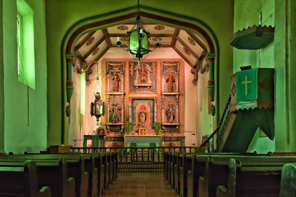 Interior of Mission San Gabriel