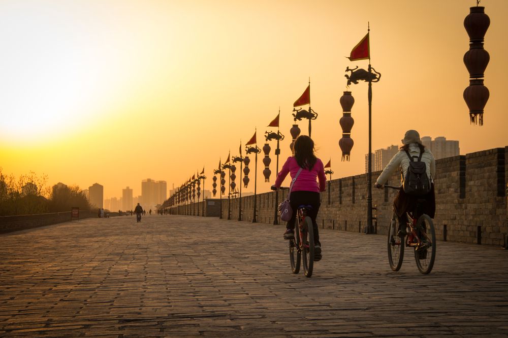 View of Xi'an Ancient City Wall