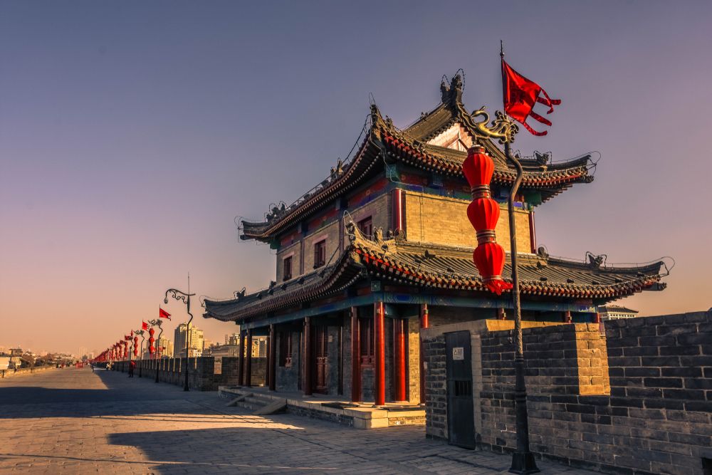View of Xi'an Ancient City Wall
