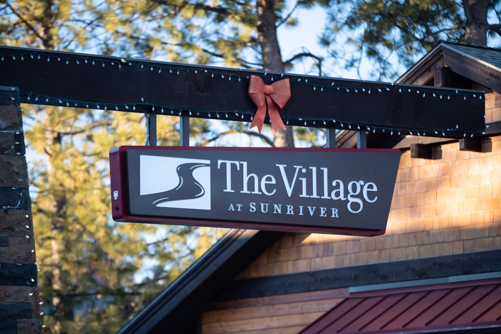 A Sign in The Village at Sunriver