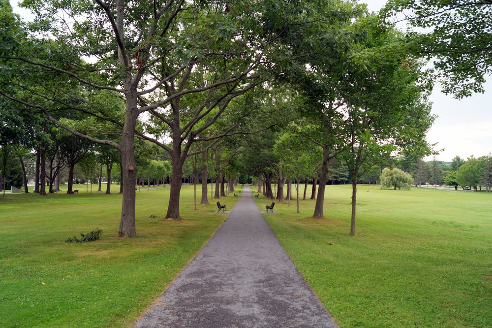 Paved trail of Capitol Park
