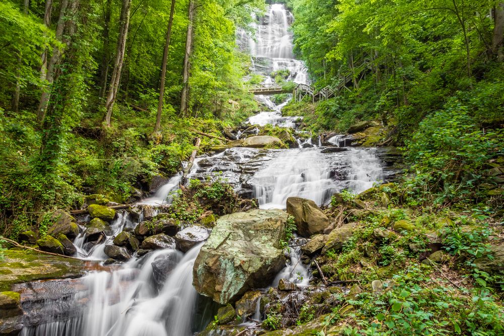 Scenic view of Amicalola Falls State Park