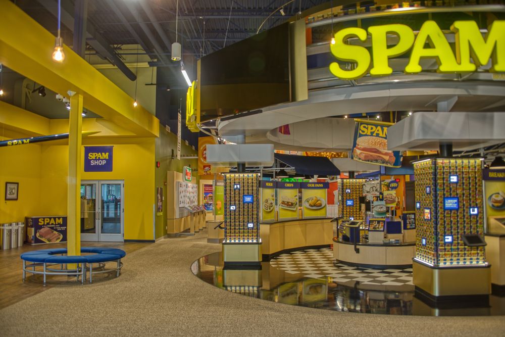 Interior of the SPAM Museum